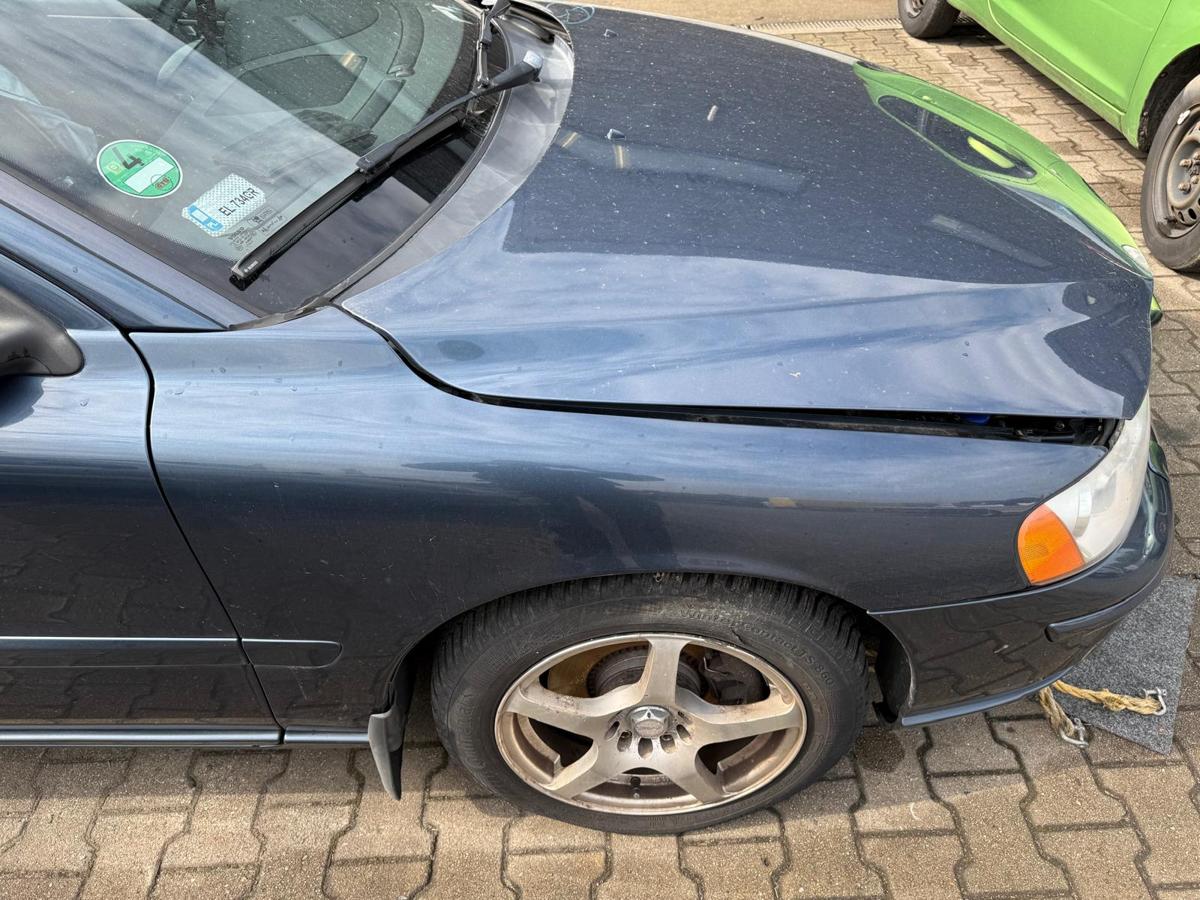 Volvo S60 original Kotflügel rechts 46600 Barents Blue Pearl BJ08